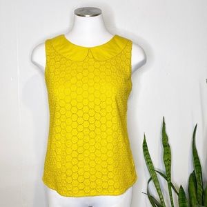 Boden | Lace Shell Peter Pan Collar Tank Top Sz. 4